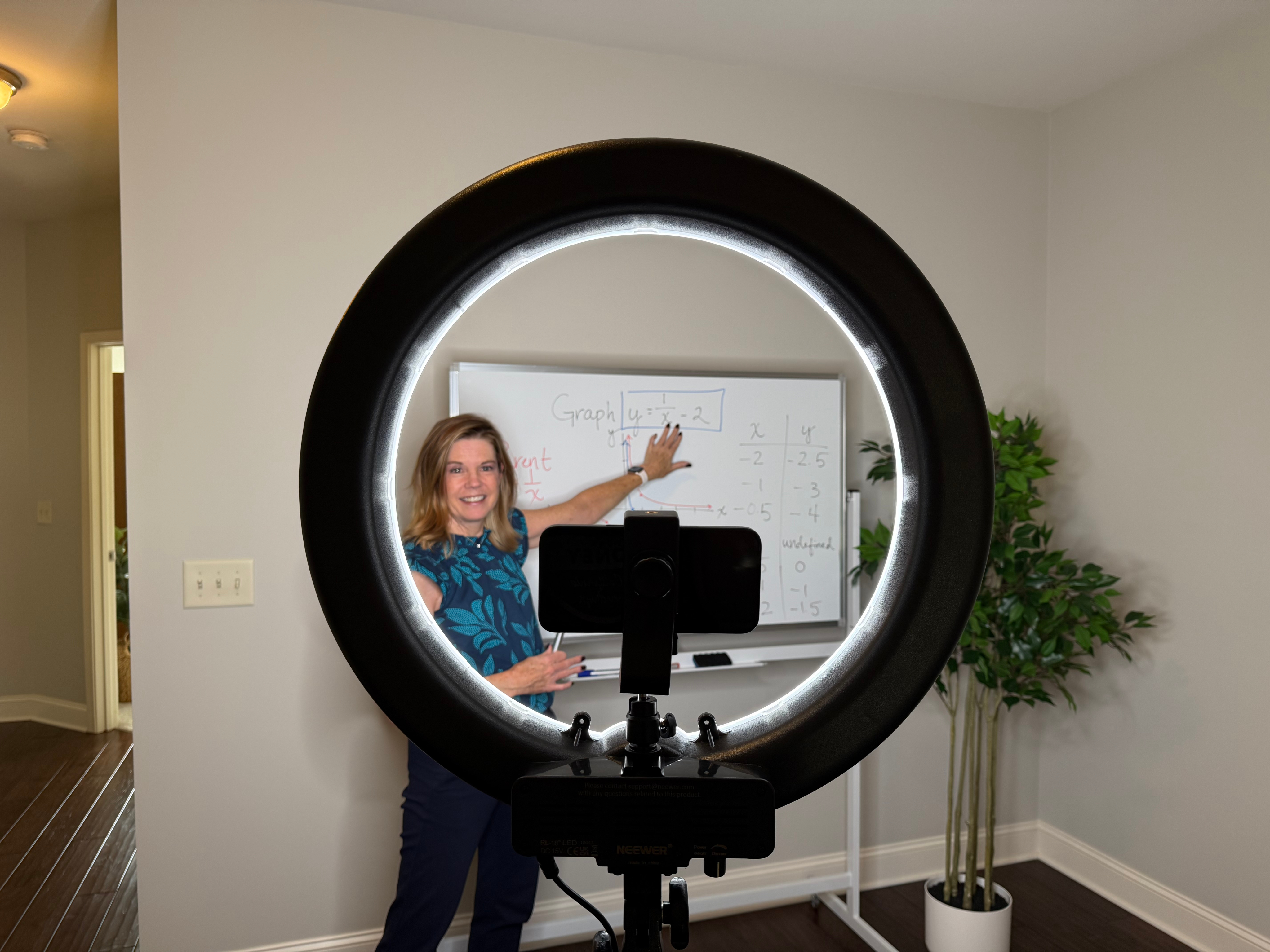 Teacher posing at NCTM 2018 conference